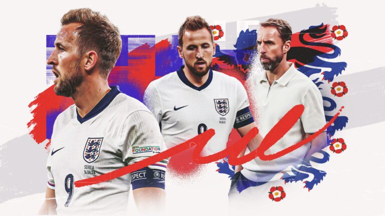 Estreia frustrante de Inglaterra e Harry Kane na Eurocopa mostra que Gareth...