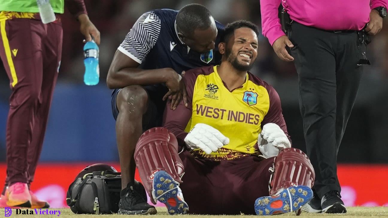 After "unprecedented" half stress, the West Indies wait on King images.