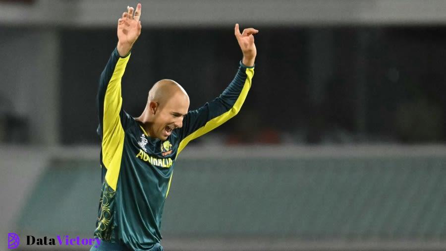 Ashton Agar celebrates dismissing Michael Jones, Australia vs Scotland, T20 World Cup 2024, Gros Islet, June 15, 2024