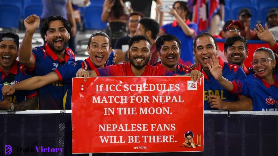 Nepal fans had their spirits high despite the wash out, Nepal vs Sri Lanka, Men's T20 World Cup 2024, Lauderhill, June 11, 2024