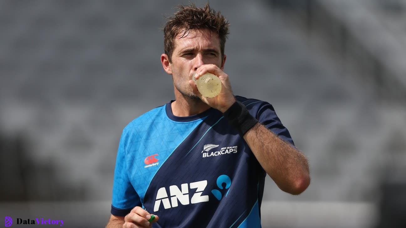 Southee was disciplined for slamming the hand-sanitizer canister.