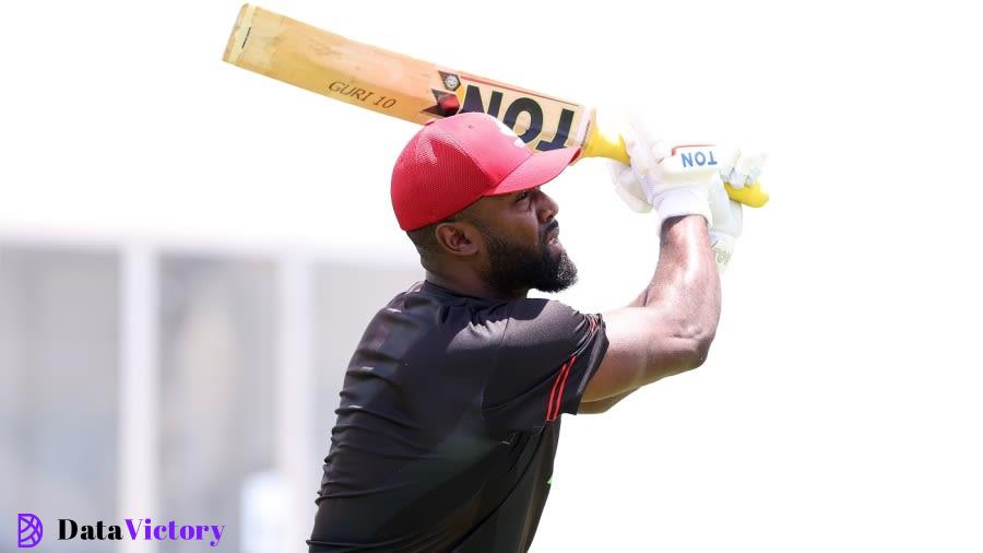 Aaron Johnson during a practice session, T20 World Cup 2024, Dallas, May 31, 2024 