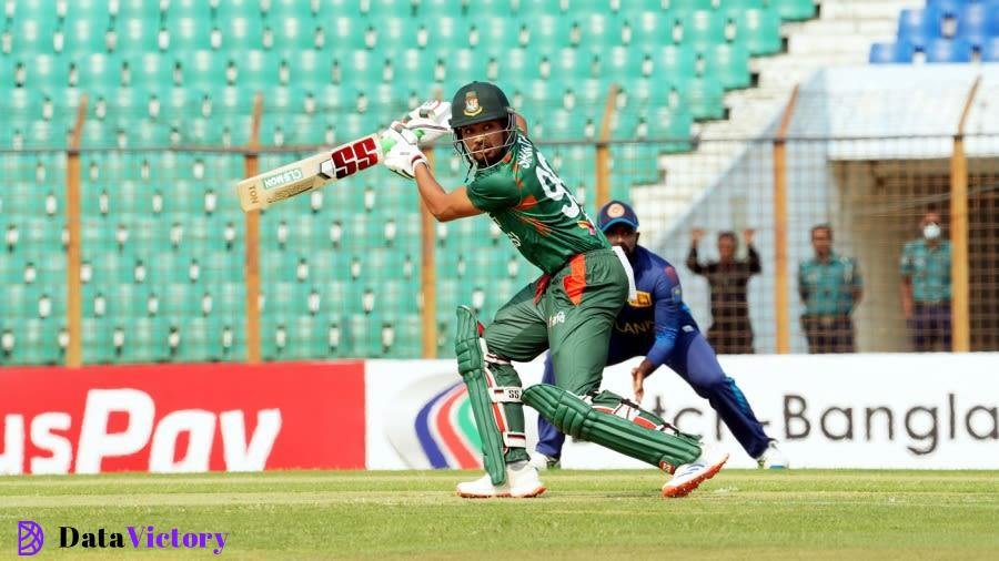 Najmul Hossain Shanto rode his luck en route to his 40, Bangladesh vs Sri Lanka, 2nd ODI, Chattogram, March 15, 2024