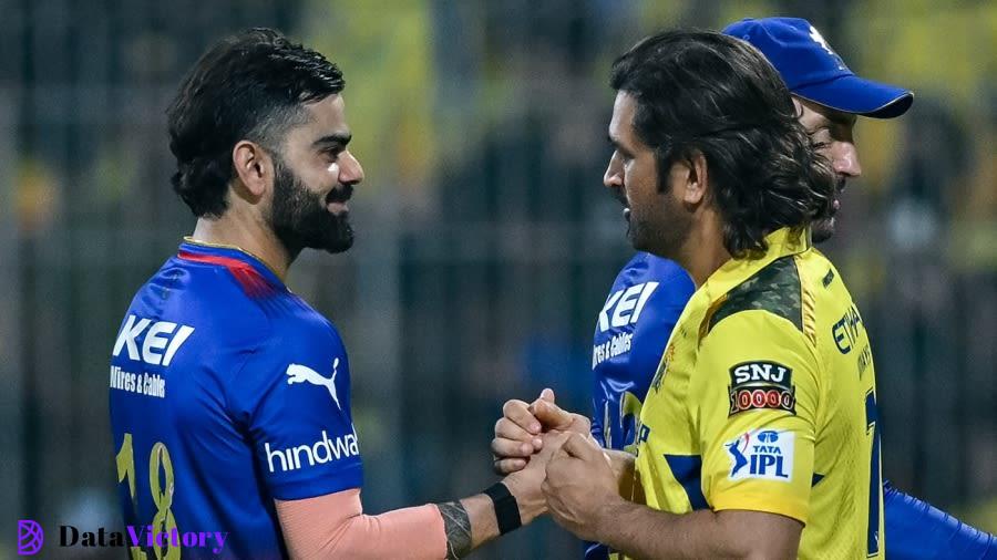 Virat Kohli greets MS Dhoni after the game, Chennai Super Kings vs Royal Challengers Bengaluru, IPL 2024, Chennai, March 22, 2024