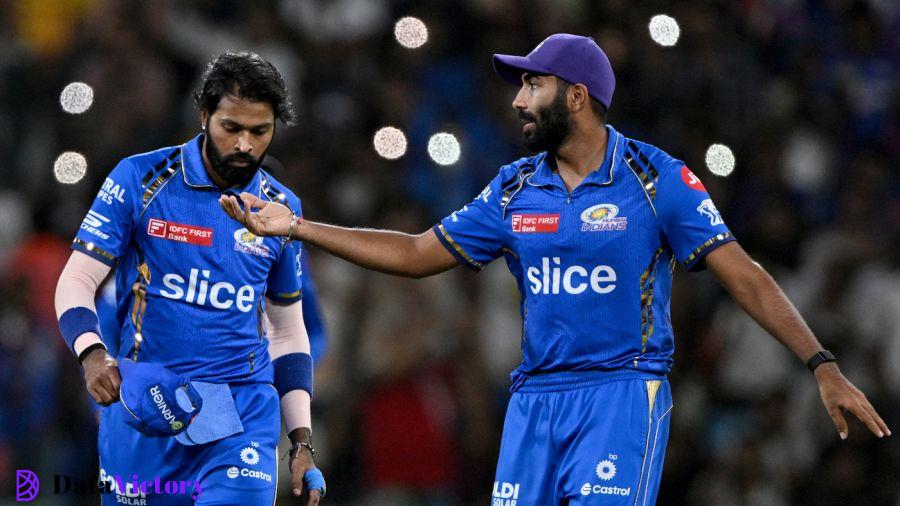 Hardik Pandya and Jasprit Bumrah look like people whose team isn't doing too well, Lucknow Super Giants vs Mumbai Indians, IPL 2024, Lucknow, April 30, 2024 