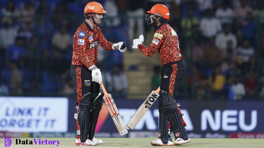 Travis Head and Abhishek Sharma put on a blazing show in the powerplay, Delhi Capitals vs Sunrisers Hyderabad, IPL 2024, Delhi, April 20, 2024