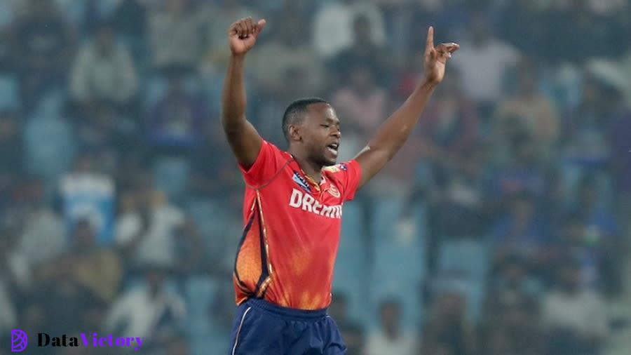 Kagiso Rabada celebrates a wicket, Lucknow Super Giants vs Punjab Kings, IPL 2024, Lucknow, March 30, 2024
