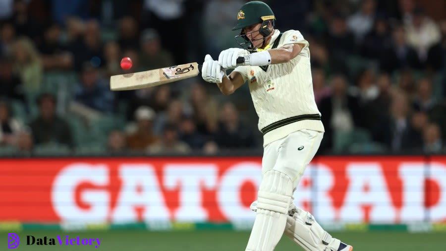 Marnus Labuschagne pulling over the leg side, Australia vs West Indies, 2nd Test, Adelaide, 1st Day, December 8, 2022