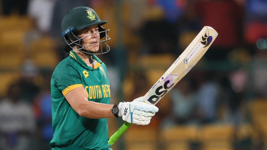 Marizanne Kapp brought up a quick century, India vs South Africa, 2nd women's ODI, Bengaluru, June 19, 2024