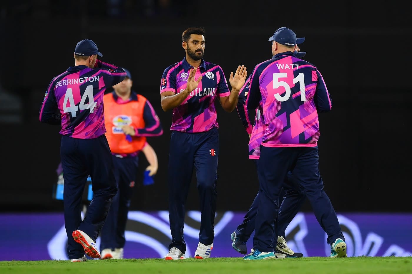 Safyaan Sharif struck first ball to get rid of Mitchell Marsh, Australia vs Scotland, T20 World Cup 2024, Gros Islet, June 15, 2024