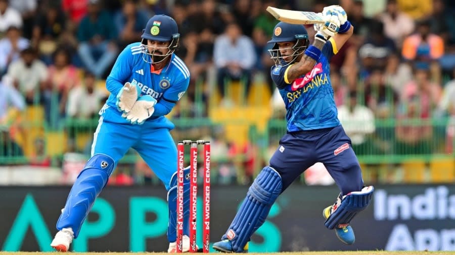 Pathum Nissanka showed excellent footwork against spin, Sri Lanka vs India, 1st ODI, Colombo, August 2, 2024