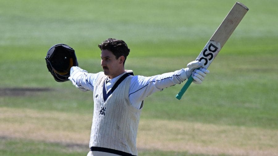 Nic Maddinson made his third hundred in three Shield matches, Tasmania vs Victoria, Sheffield Shield, Hobart, March 3, 2024