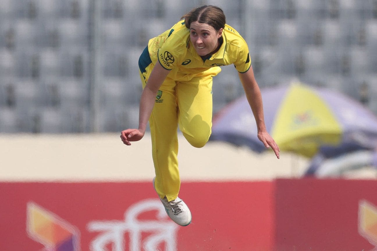 Tayla Vlaeminck made a mark on her return to Australia duty, Bangladesh vs Australia, 3rd T20I, Mirpur, April 4, 2024