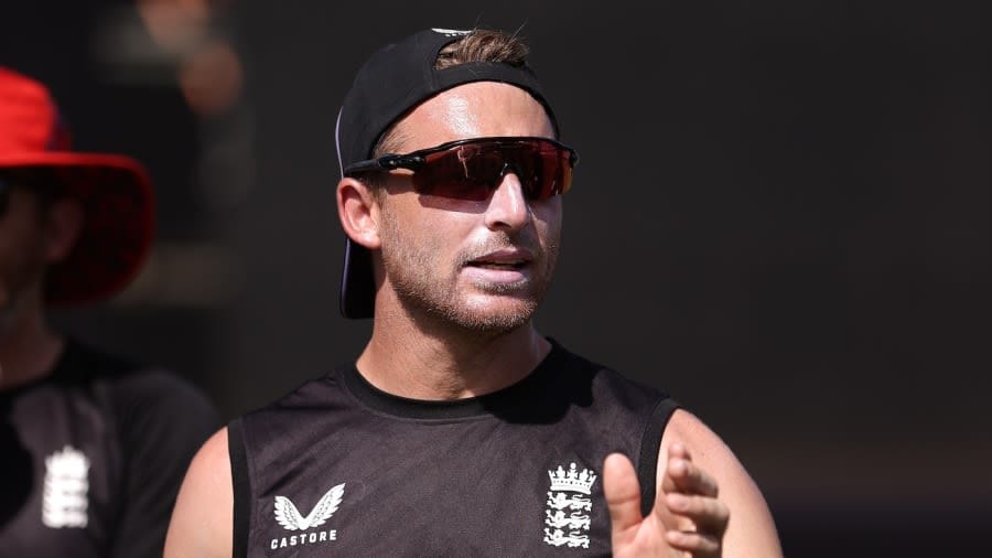 Jos Buttler at a training session, Gros Islet, June 17, 2024