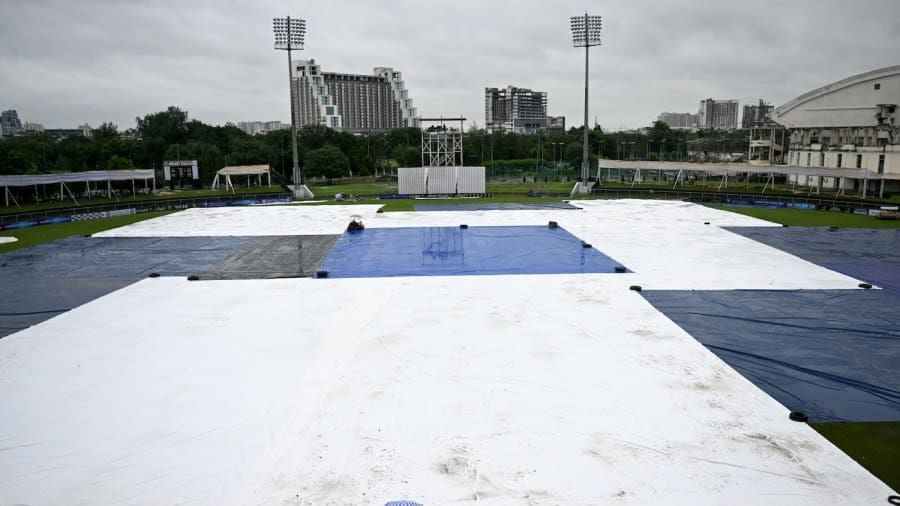 More rain washed out the fourth day's play early, Afghanistan vs New Zealand, Only Test, 4th day, Greater Noida, September 12, 2024