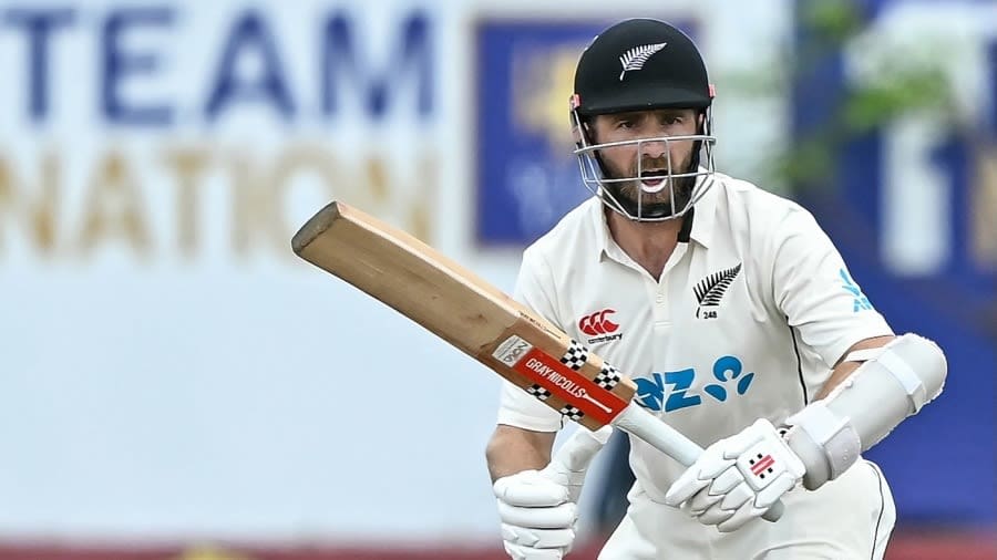 Kane Williamson in action on day four, Sri Lanka vs New Zealand, 1st Test, 4th day, Galle, September 22, 2024