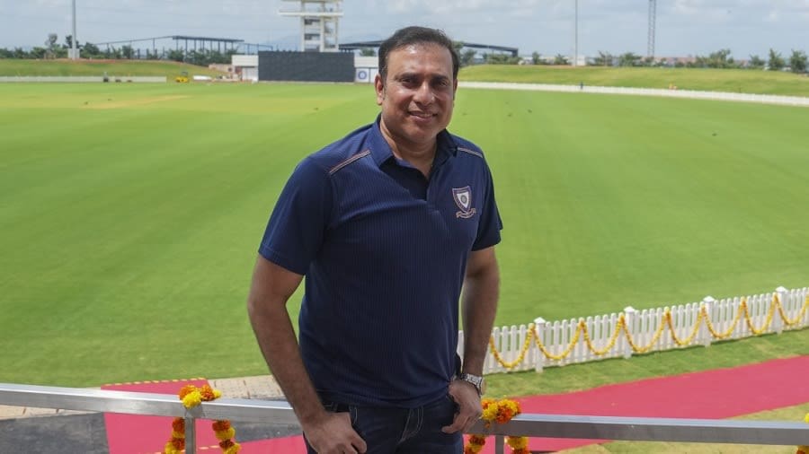 VVS Laxman at BCCI's newly-inaugurated Centre of Excellence, Bengaluru, September 29, 2024