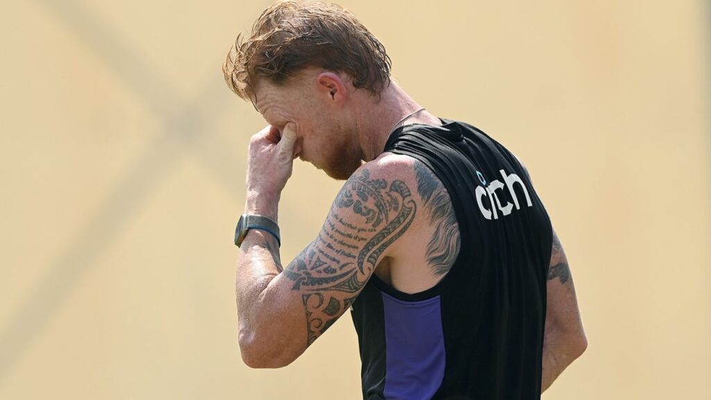 Ben Stokes missed his second test match as his hamstring injuries progressed.