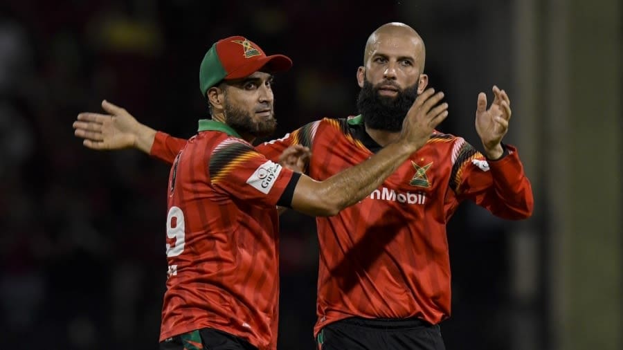 Imran Tahir and Moeen Ali picked up two wickets each, Guyana Amazon Warriors vs St Kitts and Nevis Patriots, CPL 2024, Providence, September 20, 2024