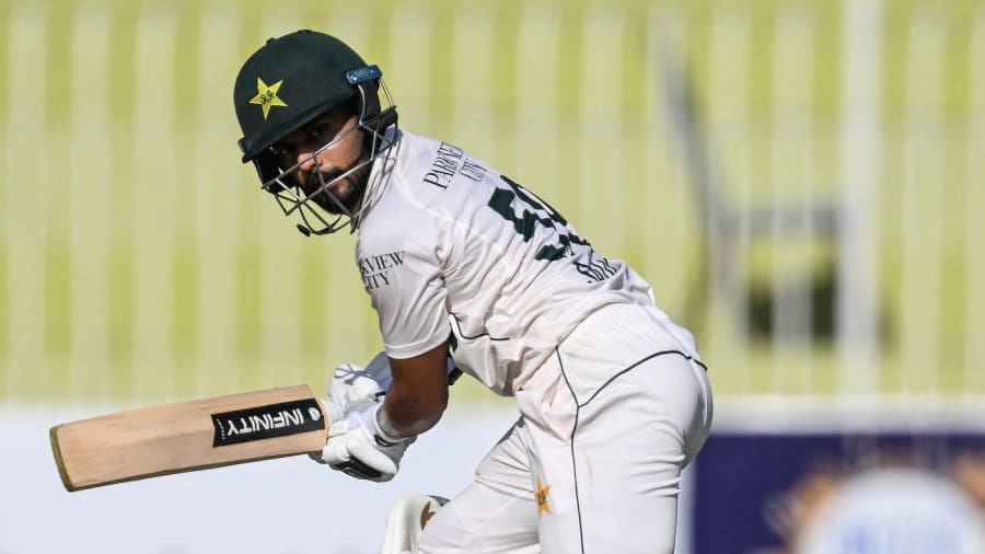 Saud Shakeel provided solid support to Saim Ayub, Pakistan vs Bangladesh, 1st Test, Rawalpindi, 1st day, August 21, 2024