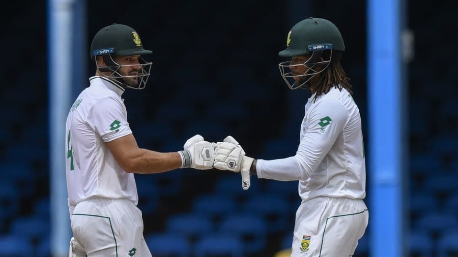 Aiden Markram and Tony de Zorzi added 43 for the first wicket, West Indies vs South Africa, 1st Test, Port-of-Spain, day 1, August 7, 2024