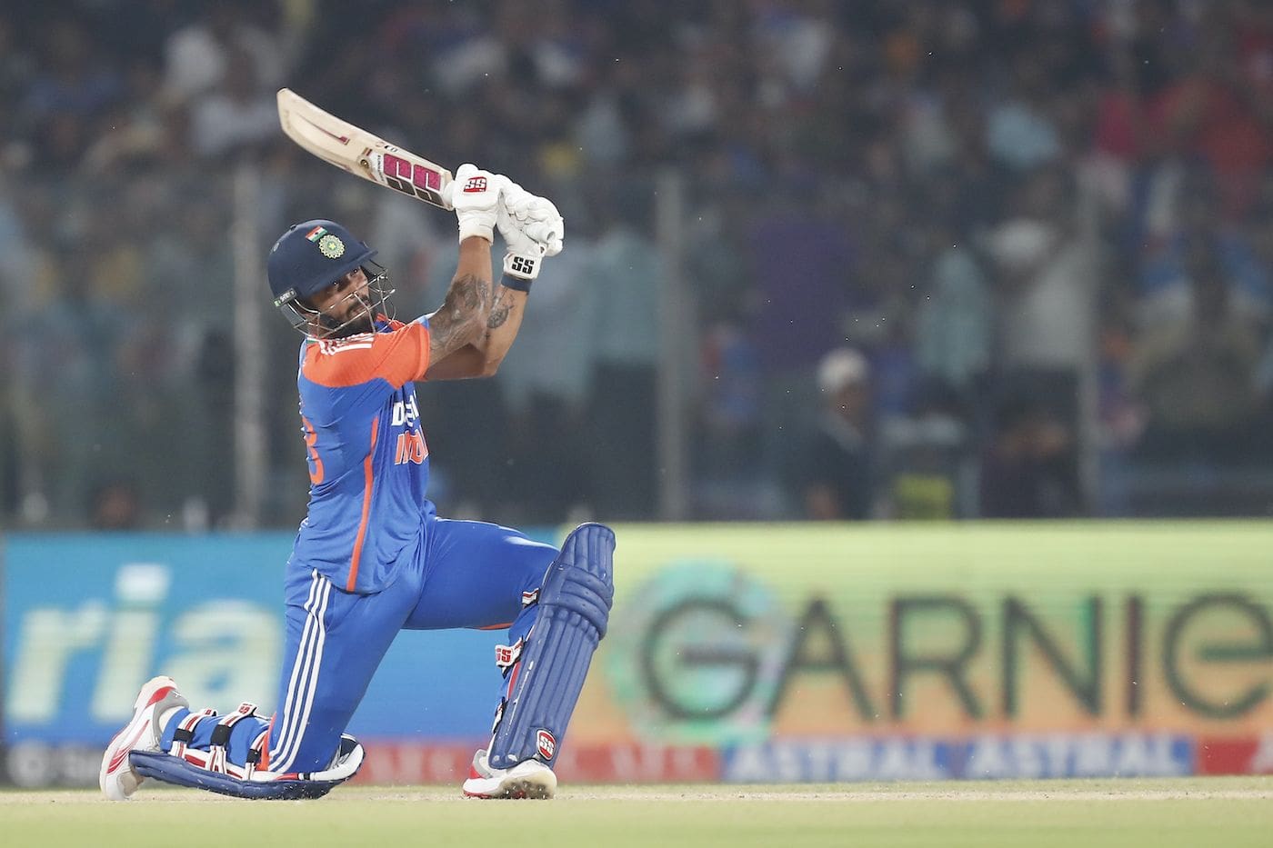 Nitish Kumar Reddy smashed seven sixes during his 34-ball stay, India vs Bangladesh, 2nd T20I, Delhi, October 9, 2024