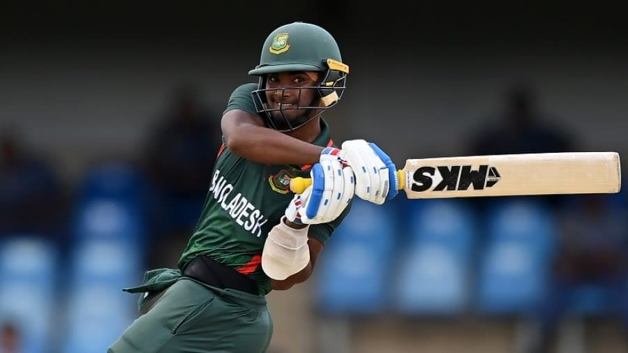 Ashiqur Rahman Shibli made 44 in the chase, Bangladesh vs Ireland, Under-19 World Cup, Bloemfontein, January 22, 2024