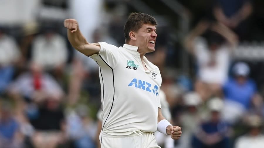 Ben Sears got the wicket of the set Mitchell Marsh, New Zealand vs Australia, 2nd Test, 4th day, Christchurch, March 11, 2024