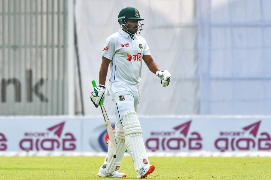 Bangladesh captain Najmul Hossain Shanto was out for 7, Bangladesh vs South Africa, 1st Test, ICC World Test Championship, Day 1, October 21, 2024