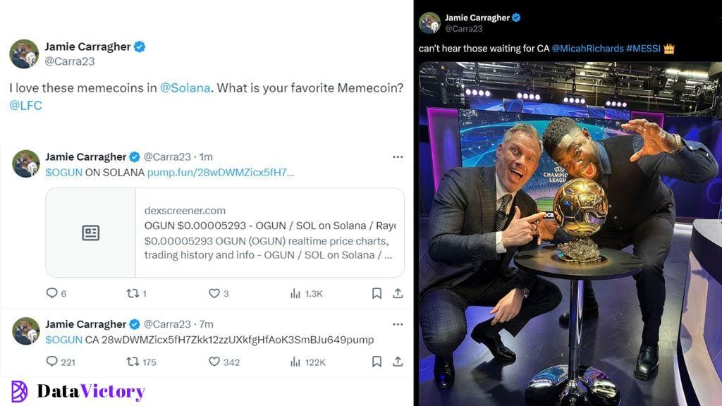 Jamie Carragher social media tweets