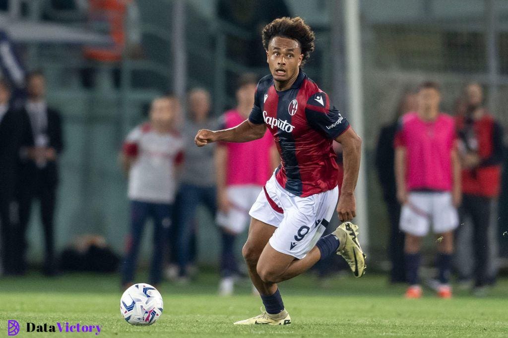 Joshua Zirkzee of Bologna