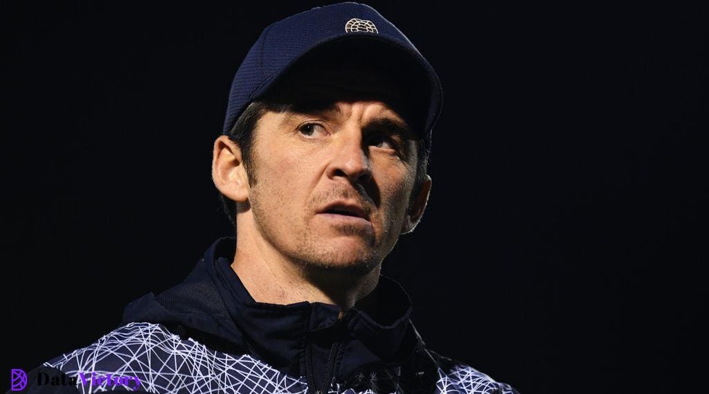 Joey Barton pictured in a baseball cap during his stint as a football manager