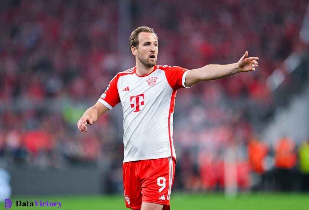 Bayern Munich forward Harry Kane.