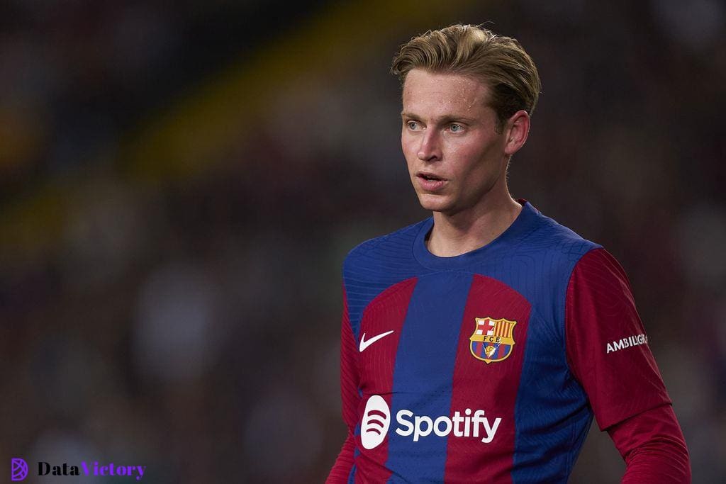 Frenkie de Jong in action for Barcelona