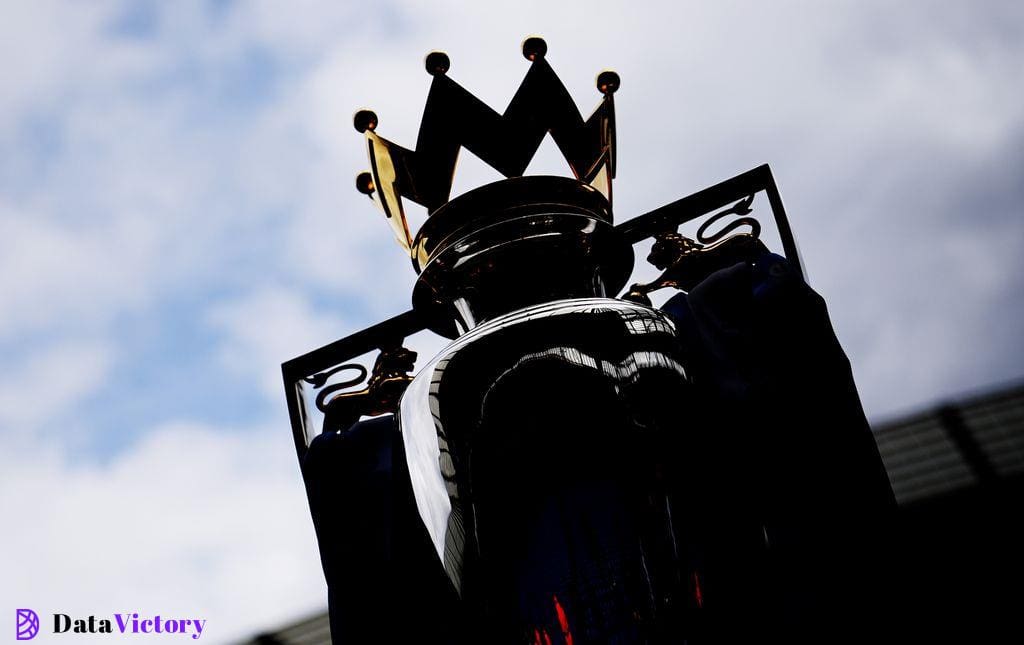 Silhouette of the Premier League trophy