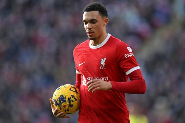 Liverpool defender Trent Alexander-Arnold.