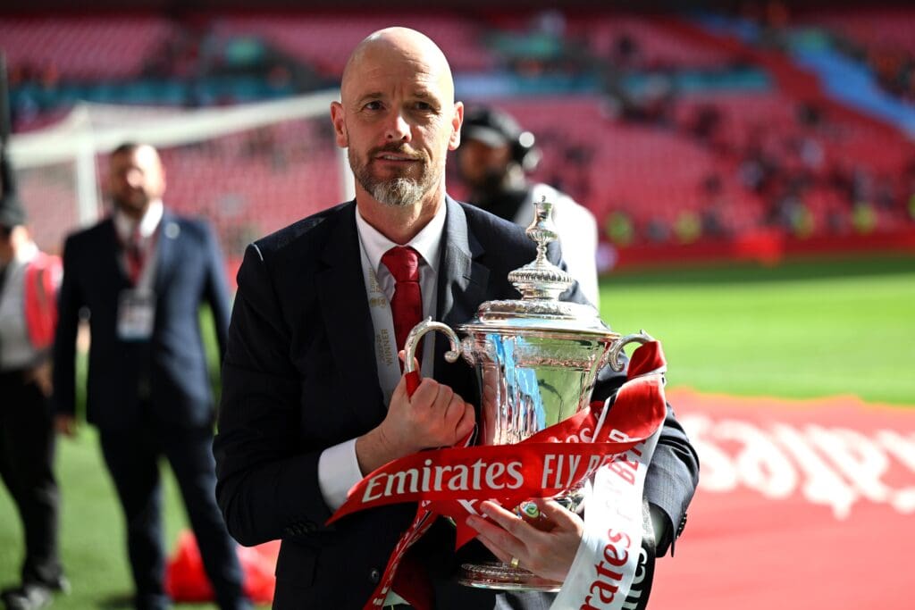 Erik ten Hag, manager of Manchester United, signs a fresh contract, ending decades of debate.