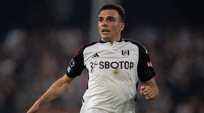 Joao Palhinha in action for Fulham against Chelsea in October 2023.