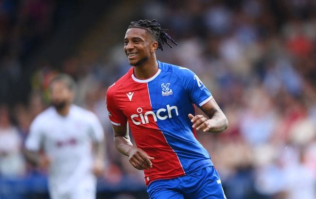 Michael Olise in action for Crystal Palace