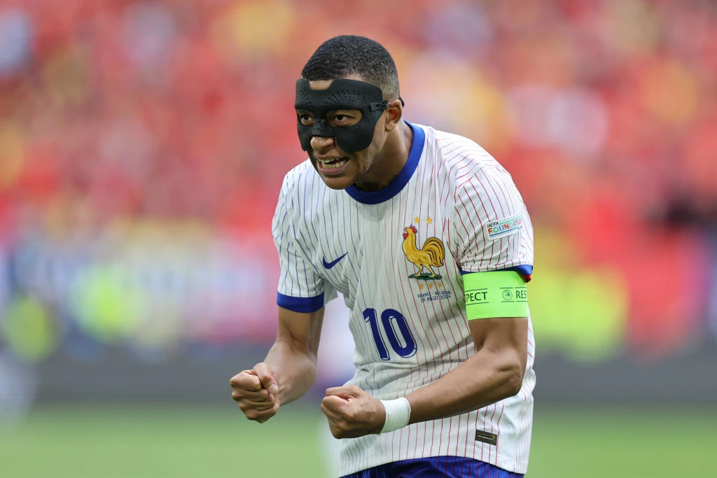 Why wo n't Kylian Mbappe's mask appear for France and Spain at...