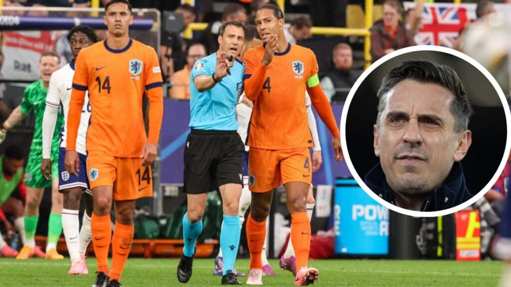 " It's a disgrace, an absolute disgrace": Gary Neville fuming with Euro 2024 decision between England and Netherlands