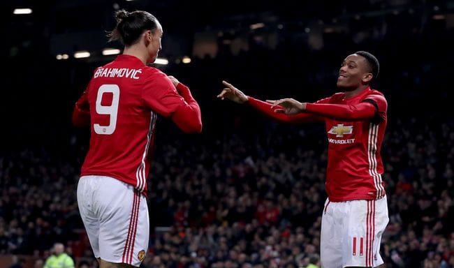 Zlatan Ibrahimovic, Anthony Martial