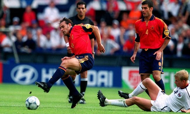 Pep Guardiola at Euro 96
