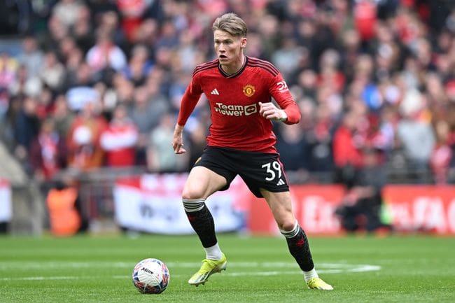 Manchester United midfielder Scott McTominay Tottenham target for the 2024/25 Premier League season