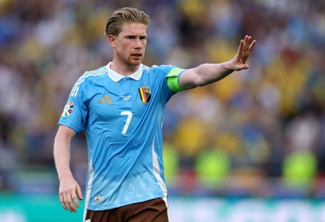 Kevin De Bruyne at Euro 2024 with Belgium