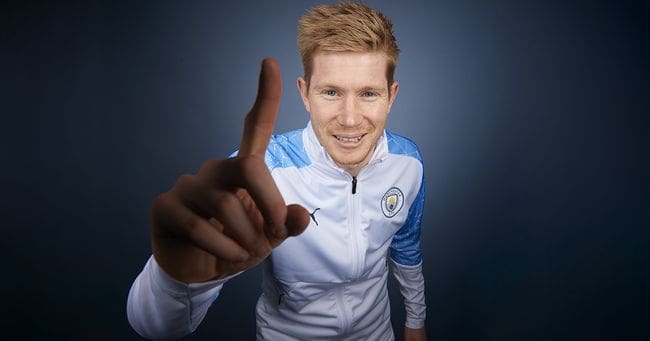 Kevin De Bruyne of Manchester City