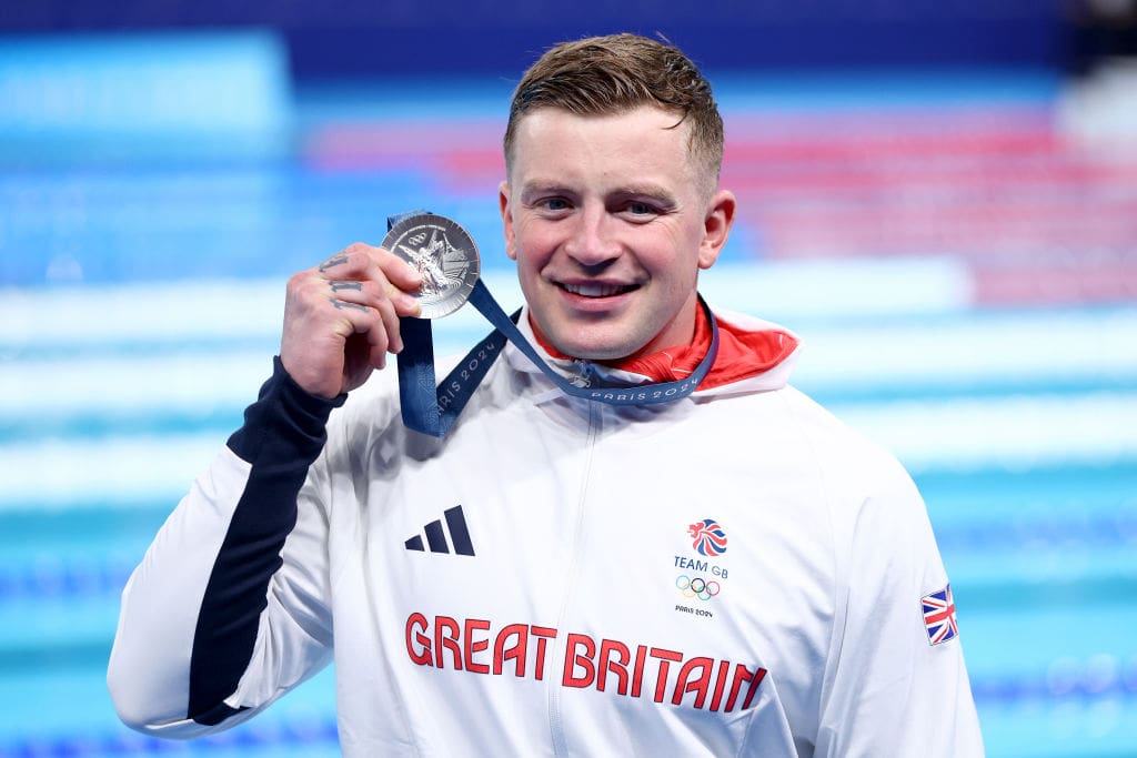 Which football league does Team GB Olympics sun Adam Peaty really help?