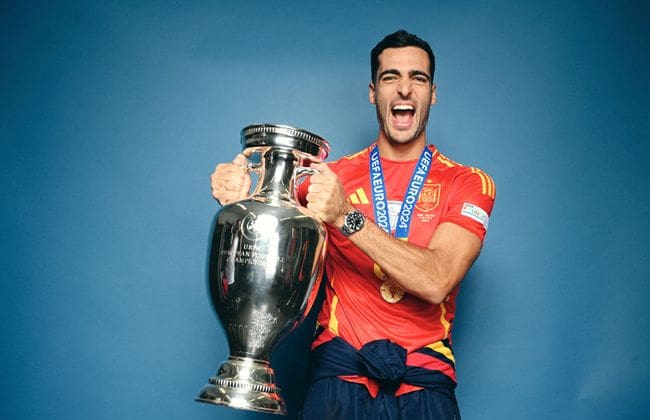 Mikel Merino won Euro 2024 with Spain this summer