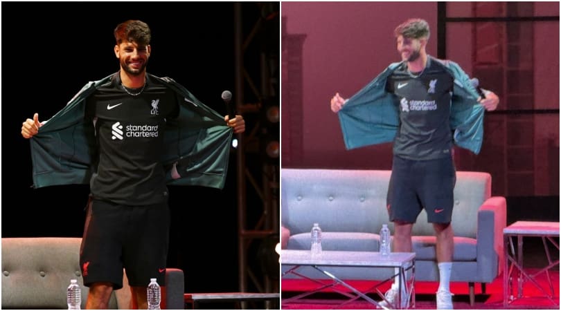 England 2024/25 away set LEAKED by Reds superstar on pre-season tour