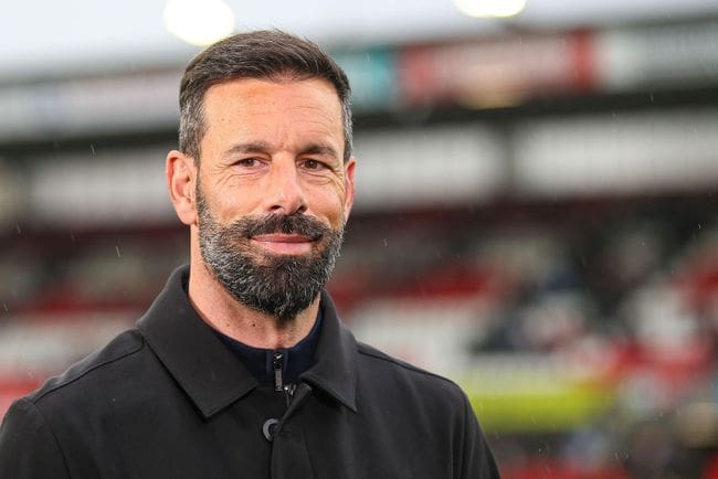 Ruud van Nistelrooy, pictured in May 2023 Manchester United